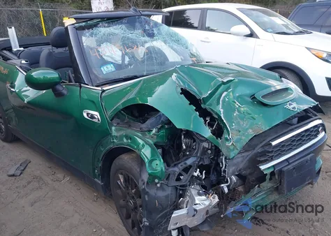 2020 Mini Convertible Cooper S z USA, uszkodzony, nr VIN WMWWJ5C0XL3L03674